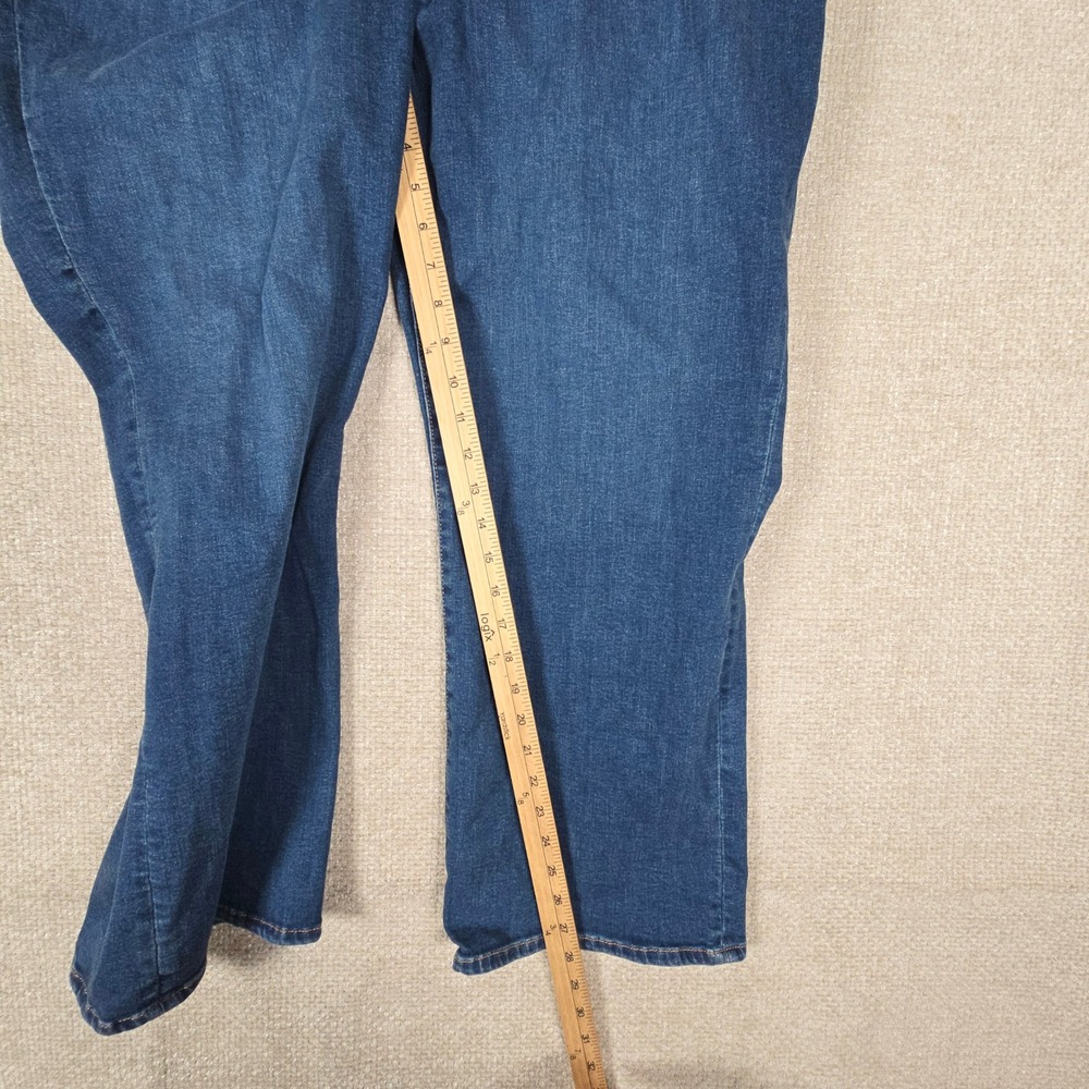 Good American Good Legs Straight Jeans Blue007 High Rise NWT Size 24 GLS873T - Picture 7 of 11